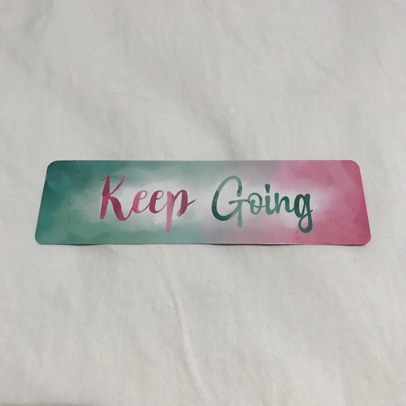 Keep Going Double Sided Bookmark Slow Progress Is Still Progress Motivational - Picture 1 of 2